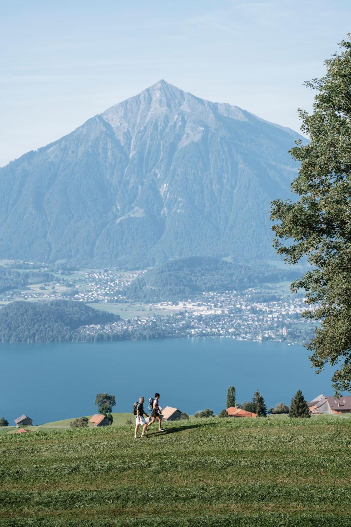 Solbadhotel Sigriswil Bagian luar foto
